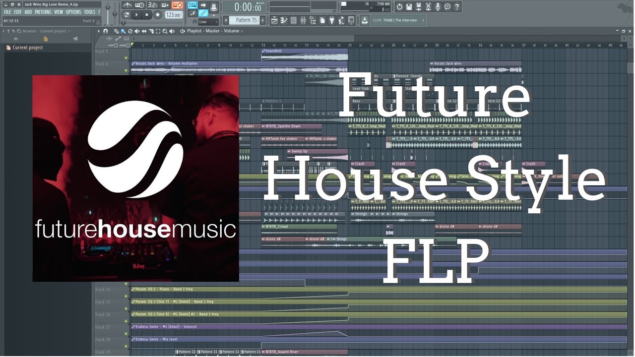 「自购」Future House FLP (KREAM, Tchami, Oliver Heldens Style) 带分轨-FLP CLUB 电子音乐网